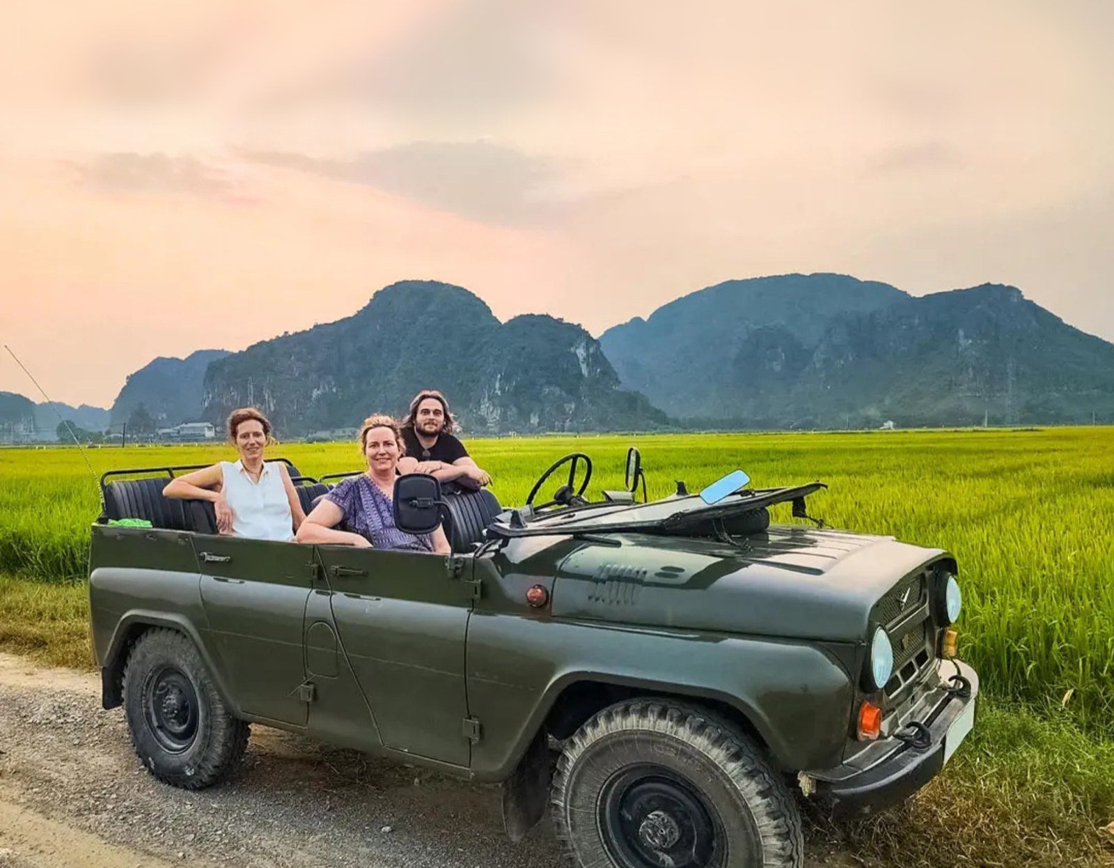 Ninh Binh Open-Air Vintage Jeep Tour — Tam Coc, Hang Mua & Bich Dong by Eco Trip Asia